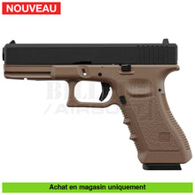 Charger l&#39;image dans la galerie, Pistolet Gbb Kj Glock 17 (Kp-17) Full Métal Tan Répliques De Poing Airsoft