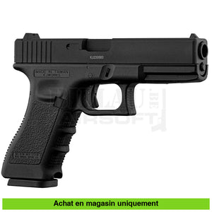 Pistolet Gbb Kj Glock 18 (Kp-18) Full Métal Noir Répliques De Poing Airsoft