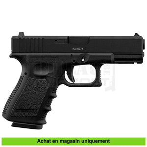 Pistolet Gbb Kj Glock 19 (Kp-23) Full Métal Noir Répliques De Poing Airsoft