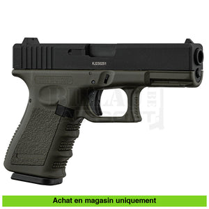 Pistolet Gbb Kj Glock 19 (Kp-23) Full Métal Od Répliques De Poing Airsoft