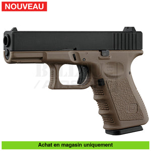 Pistolet Gbb Kj Glock 19 (Kp-23) Full Métal Tan Répliques De Poing Airsoft