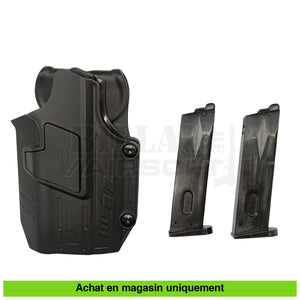 Pistolet GBB KJ Taurus PT92 Tan Full Métal + Holster + Chargeur + Mallette répliques de poing airsoft GBB