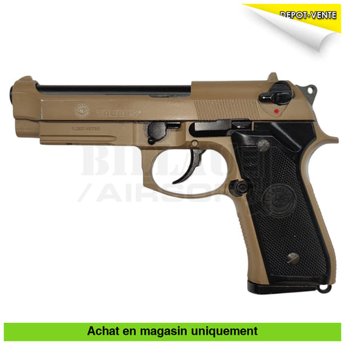 Pistolet GBB KJ Taurus PT92 Tan Full Métal + Holster + Chargeur + Mallette répliques de poing airsoft GBB