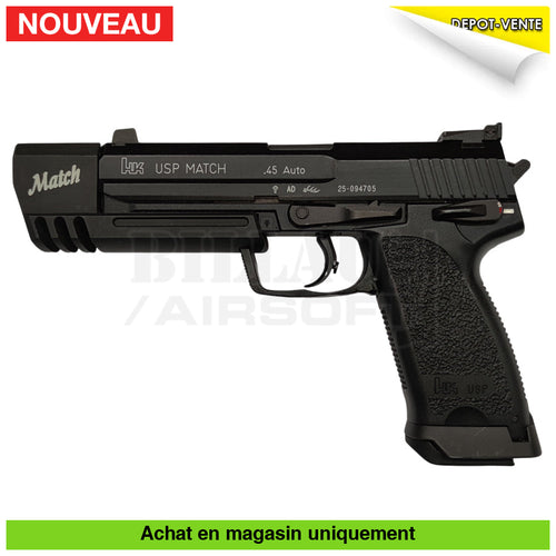 Pistolet Gbb Ksc Hk Usp Match Full Métal (Rare!) Répliques De Poing Airsoft