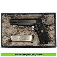 Charger l&#39;image dans la galerie, Pistolet Gbb Marui 1911 Meu Noir Upgrade + 2Ème Chargeur Holster Répliques De Poing Airsoft