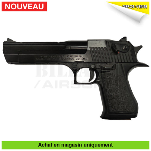 Pistolet Gbb Marui Desert Eagle Hard Kick Noir + Gaz Billes Répliques De Poing Airsoft