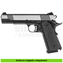 Charger l'image dans la galerie, Pistolet GBB Raven 1911 MEU Stainless Full Métal - répliques de poing airsoft GBB