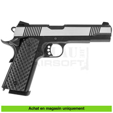 Charger l'image dans la galerie, Pistolet GBB Raven 1911 MEU Stainless Full Métal - répliques de poing airsoft GBB