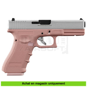 Pistolet Gbb Raven Eu 17 Rose/Silver Full Métal Répliques De Poing Airsoft