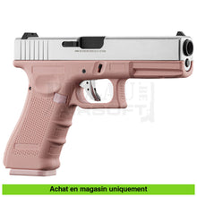 Charger l&#39;image dans la galerie, Pistolet Gbb Raven Eu 17 Rose/Silver Full Métal Répliques De Poing Airsoft
