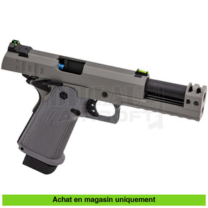 Pistolet Gbb Raven Hi Capa Hex Comp Full Métal Gris Répliques De Poing Airsoft