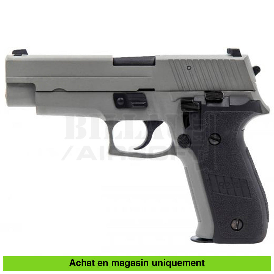 Pistolet Gbb Raven Sig Sauer P226 (R226) Full Métal Gris Répliques De Poing Airsoft