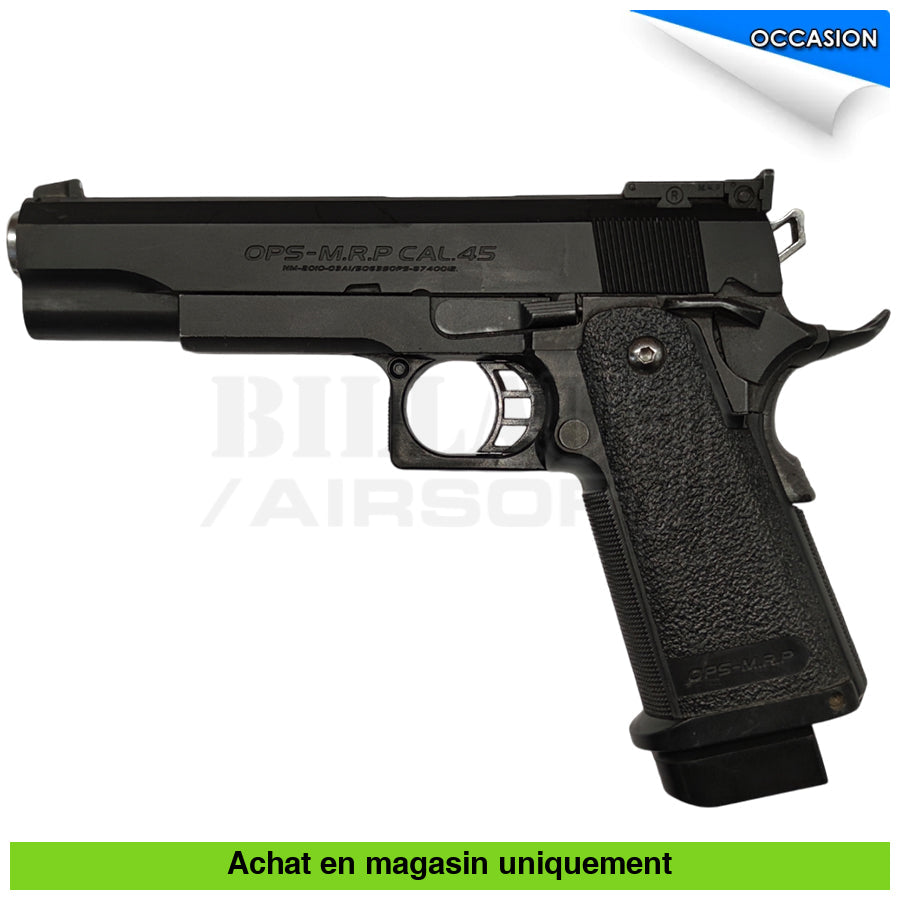 Pistolet Gbb Tokyo Marui Hi Capa 5.1 Upgrade Kit Short Cycle + Chargeur Holster Répliques De Poing