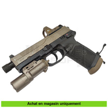 Charger l&#39;image dans la galerie, Pistolet GBB VFC FNX Custom + Point rouge type RMR + Lampe type Surefire + Chargeurs +... répliques de poing airsoft GBB