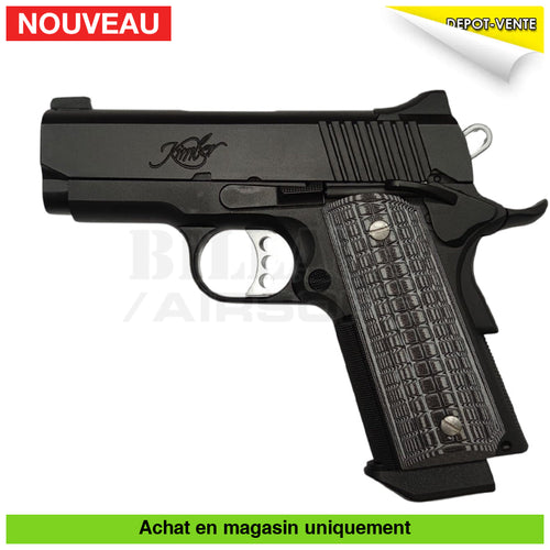 Pistolet GBB VFC Kimber Ultra TLE 2 Compact Custom + Plaquettes G10 (Rare!) répliques de poing airsoft GBB