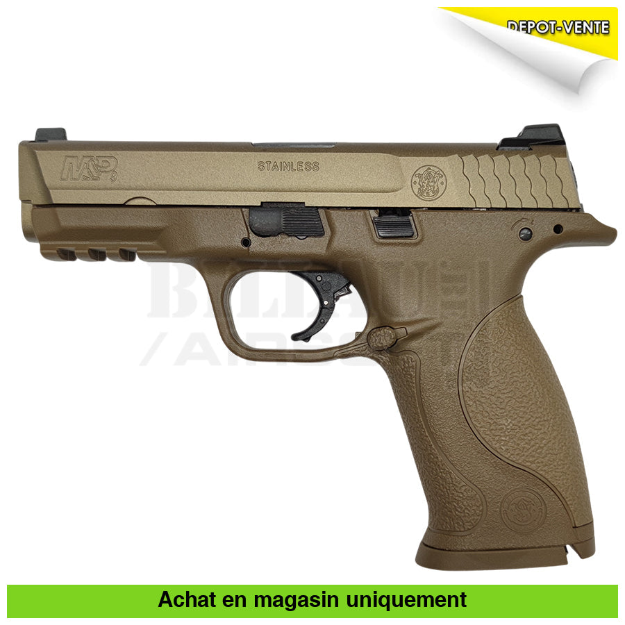 Pistolet GBB VFC S&W M&P 9 Tan Full Métal répliques de poing airsoft GBB