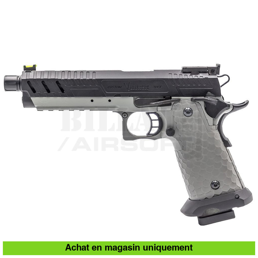 Pistolet Gbb Vorsk Hi Capa 5.1 Vengeance Gris Full Métal Répliques De Poing Airsoft