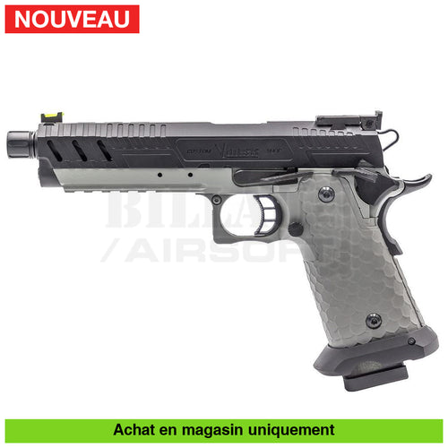 Pistolet Gbb Vorsk Hi Capa 5.1 Vengeance Gris Full Métal Répliques De Poing Airsoft