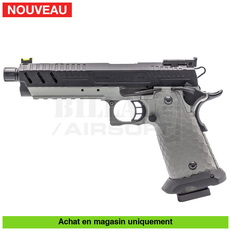 Pistolet Gbb Vorsk Hi Capa 5.1 Vengeance Gris Full Métal Répliques De Poing Airsoft