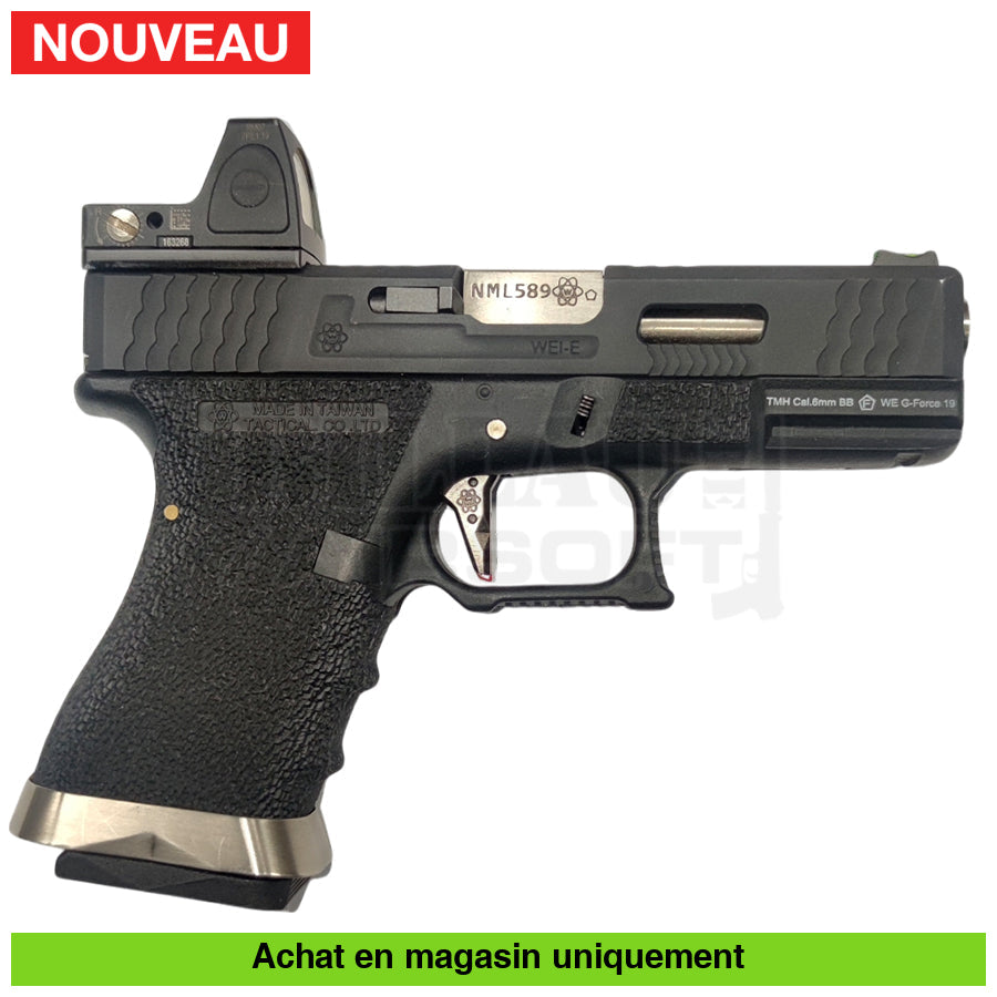 Pistolet GBB WE Glock 19 SAI Tactical + RMR – Billau Armes Tournai