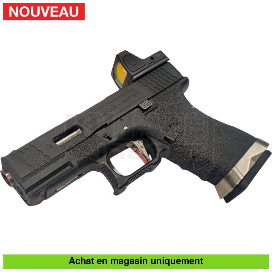 Pistolet GBB WE Glock 19 SAI Tactical + RMR – Billau Armes Tournai