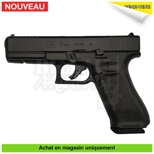 Pistolet Glock 17 Gen 5 T4E Cal.43 Lanceurs De Poing