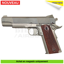 Charger l'image dans la galerie, Pistolet GNB Co2 Colt 1911 Rail Gun Stainless - répliques de poing airsoft GNB Co2