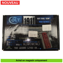 Charger l'image dans la galerie, Pistolet GNB Co2 Colt 1911 Rail Gun Stainless - répliques de poing airsoft GNB Co2