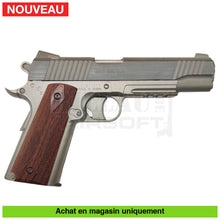 Charger l'image dans la galerie, Pistolet GNB Co2 Colt 1911 Rail Gun Stainless - répliques de poing airsoft GNB Co2
