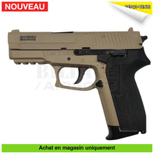 Charger l&#39;image dans la galerie, Pistolet GNB Swiss Arms SP2022 Tan répliques de poing airsoft GNB Co2