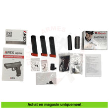 Charger l'image dans la galerie, Pistolet semi-auto Arex Alpha Red Custom + Point Rouge Burris Fast Fire 3 cal. 9mm Para (Rare) - Armes de poing à feu