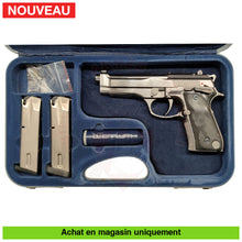 Charger l&#39;image dans la galerie, Pistolet Semi-Auto Beretta 92 Billennium Cal. 9Mm Para Edition Limitée N° 1087/2000 (Rare!) Armes