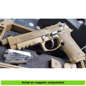 Pistolet Semi - Auto Beretta Usa M9A4 Optic Ready Fileté Fde 9Mm Para Armes De Poing À Feu