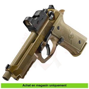 Pistolet Semi-Auto Beretta M9A4 Usa Optic Ready Fileté Fde 9Mm Para Armes De Poing À Feu (Pistolets)