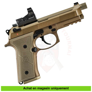 Pistolet Semi-Auto Beretta M9A4 Usa Optic Ready Fileté Fde 9Mm Para Armes De Poing À Feu (Pistolets)