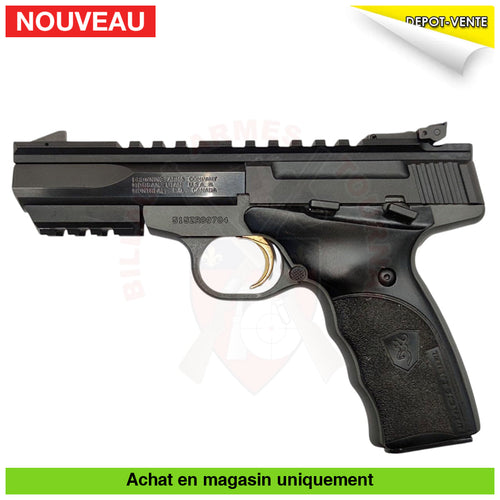 Pistolet semi-auto Browning Buckmark Black Label Cal. 22lr Armes de poing à feu (Pistolets)