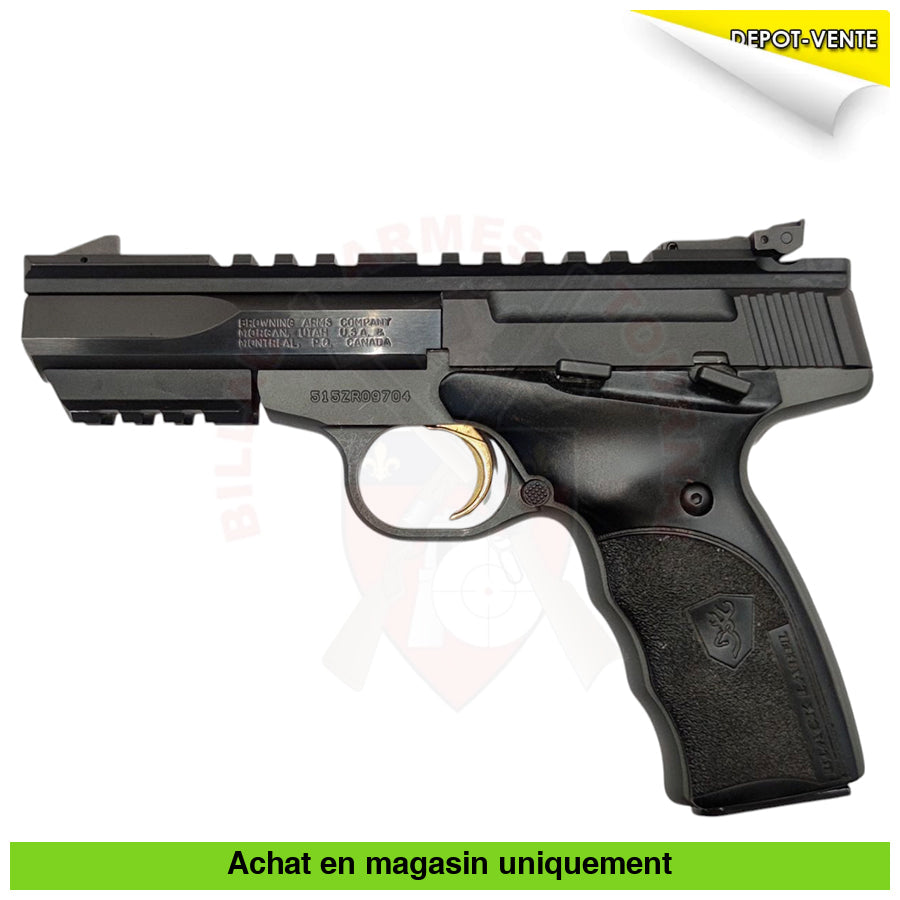 Pistolet semi-auto Browning Buckmark Black Label Cal. 22lr Armes de poing à feu (Pistolets)