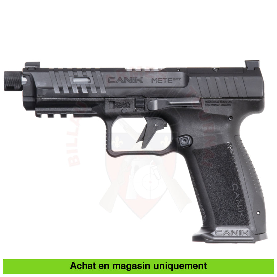 Pistolet semi-auto Canik METE SFT Pro Black 9mm Para Armes de poing à feu (Pistolets)