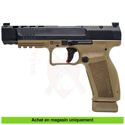 Pistolet semi-auto Canik METE SFX Two-Tone FDE 9mm Para Armes de poing à feu (Pistolets)