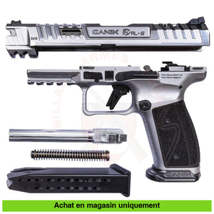 Pistolet semi-auto Canik SFX Rival S Chrome 9mm Para Armes de poing à feu (Pistolets)