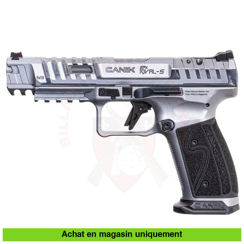 Pistolet semi-auto Canik SFX Rival S Chrome 9mm Para Armes de poing à feu (Pistolets)