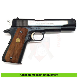 Pistolet Semi-Auto Colt 45 1911 Series 70 Cal. 45Acp 1978 + Gaine Cuir Armes De Poing À Feu