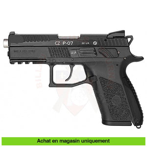 Pistolet Semi-Auto Cz P07 Kadet 22Lr Noir Armes De Poing À Feu (Pistolets)