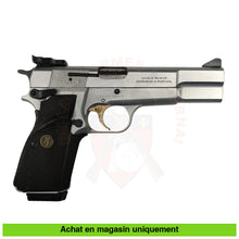Charger l'image dans la galerie, Pistolet semi-auto FN GP Silver Chrome cal. 9mm Para + 2ème chargeur + Cadenas de pontet (Rare) - Armes de poing à feu