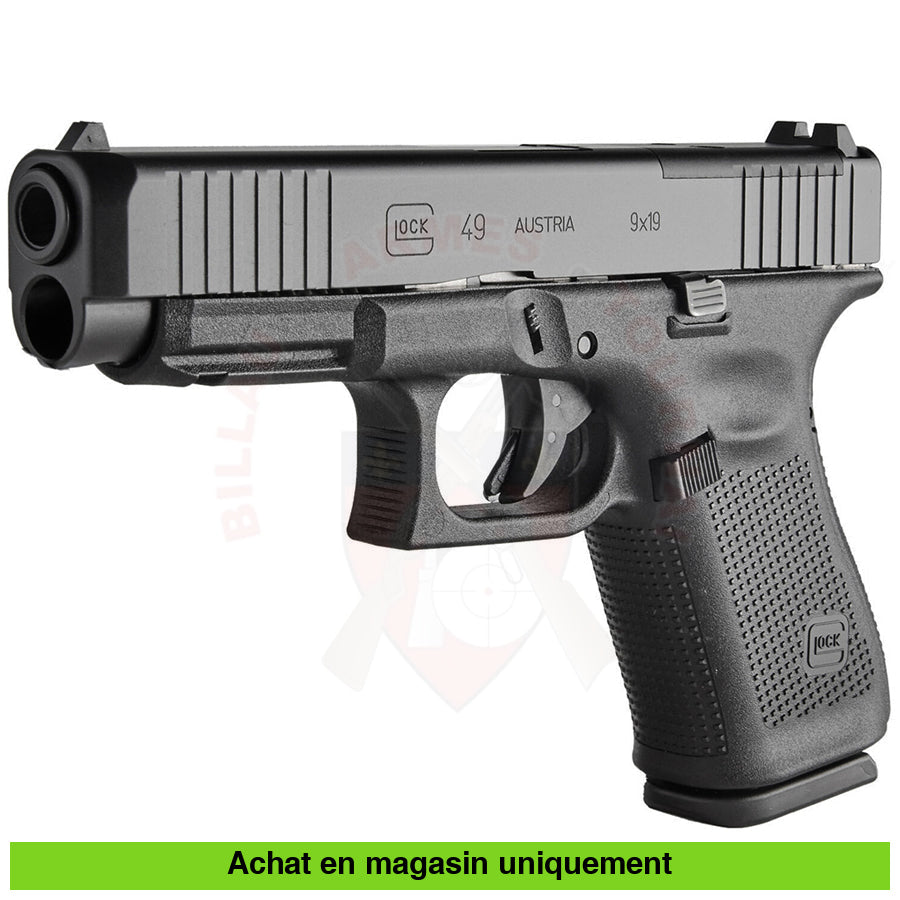 Pistolet Semi-Auto Glock 49 Gen 5 Mos 9Mm Para Armes De Poing À Feu (Pistolets)