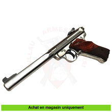 Charger l'image dans la galerie, Pistolet semi-auto Ruger MK3 Target cal. 22lr Stainless+ Chargeur + Rail + Cadenas Armes de poing à feu (Pistolets)