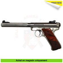Charger l'image dans la galerie, Pistolet semi-auto Ruger MK3 Target cal. 22lr Stainless+ Chargeur + Rail + Cadenas Armes de poing à feu (Pistolets)