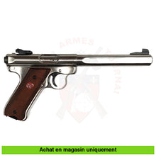 Charger l'image dans la galerie, Pistolet semi-auto Ruger MK3 Target cal. 22lr Stainless+ Chargeur + Rail + Cadenas Armes de poing à feu (Pistolets)