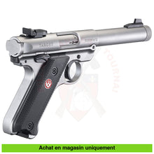 Charger l&#39;image dans la galerie, Pistolet Semi-Auto Ruger Mk4 Target Stainless Fileté Cal. 22Lr Armes De Poing À Feu (Pistolets)