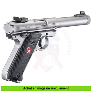 Pistolet Semi-Auto Ruger Mk4 Target Stainless Fileté Cal. 22Lr Armes De Poing À Feu (Pistolets)